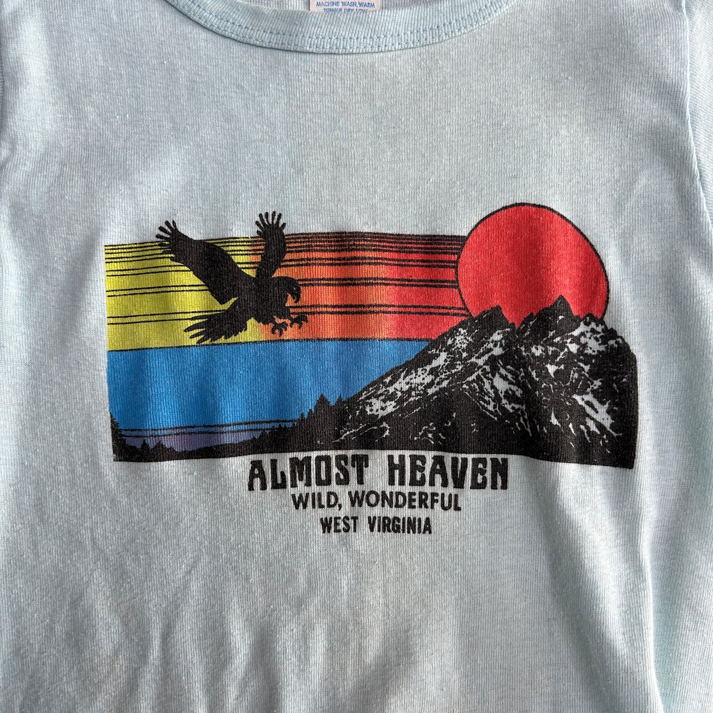 Vintage West Virginia "Almost Heaven" Baby Tee