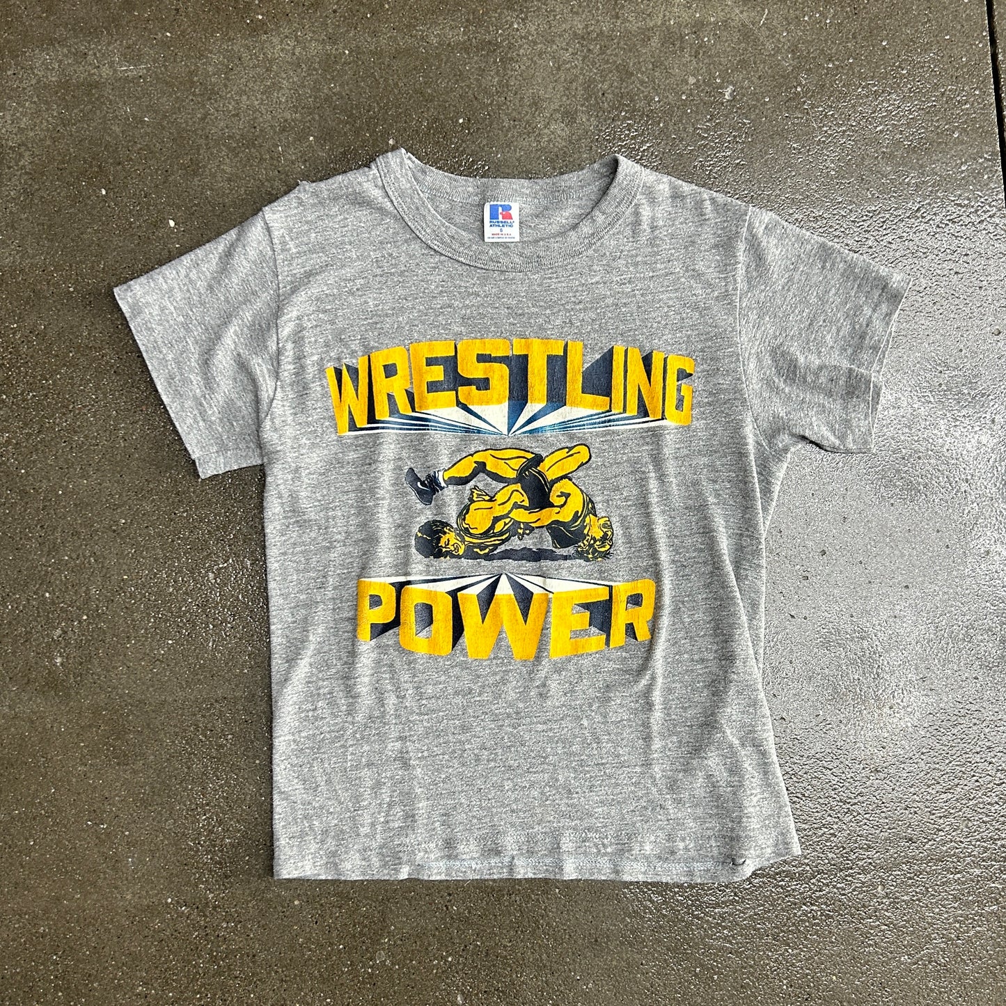 Vintage Russell Wrestling Power Baby Tee