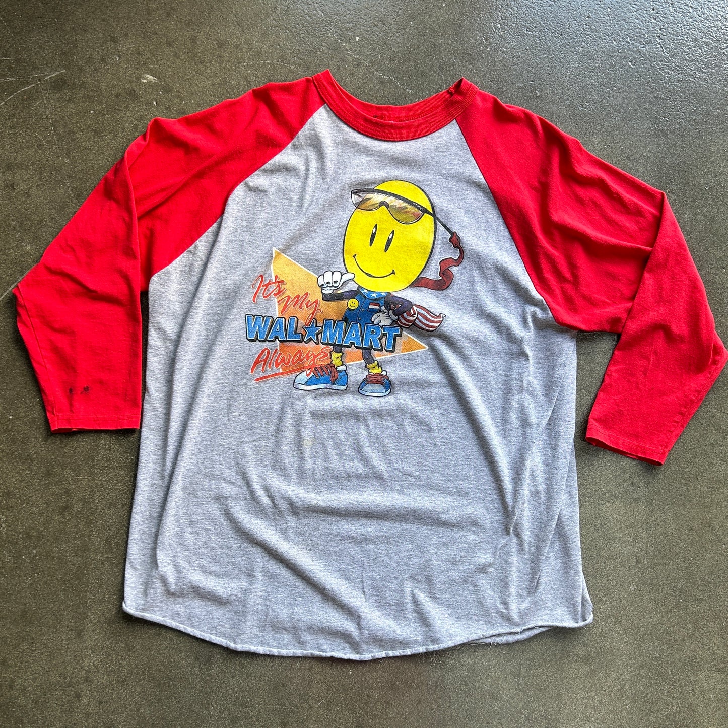 Vintage Walmart Raglan Tee