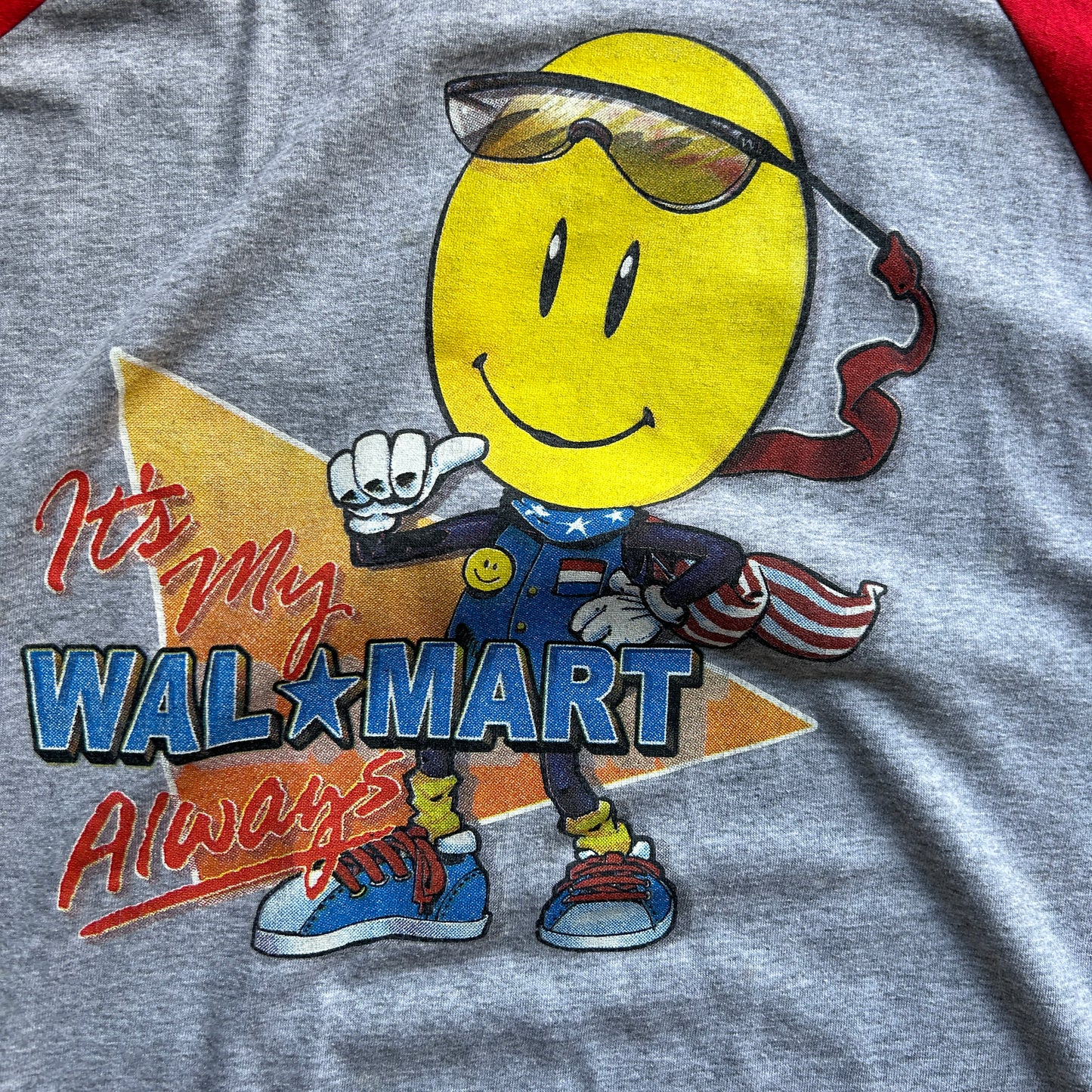 Vintage Walmart Raglan Tee