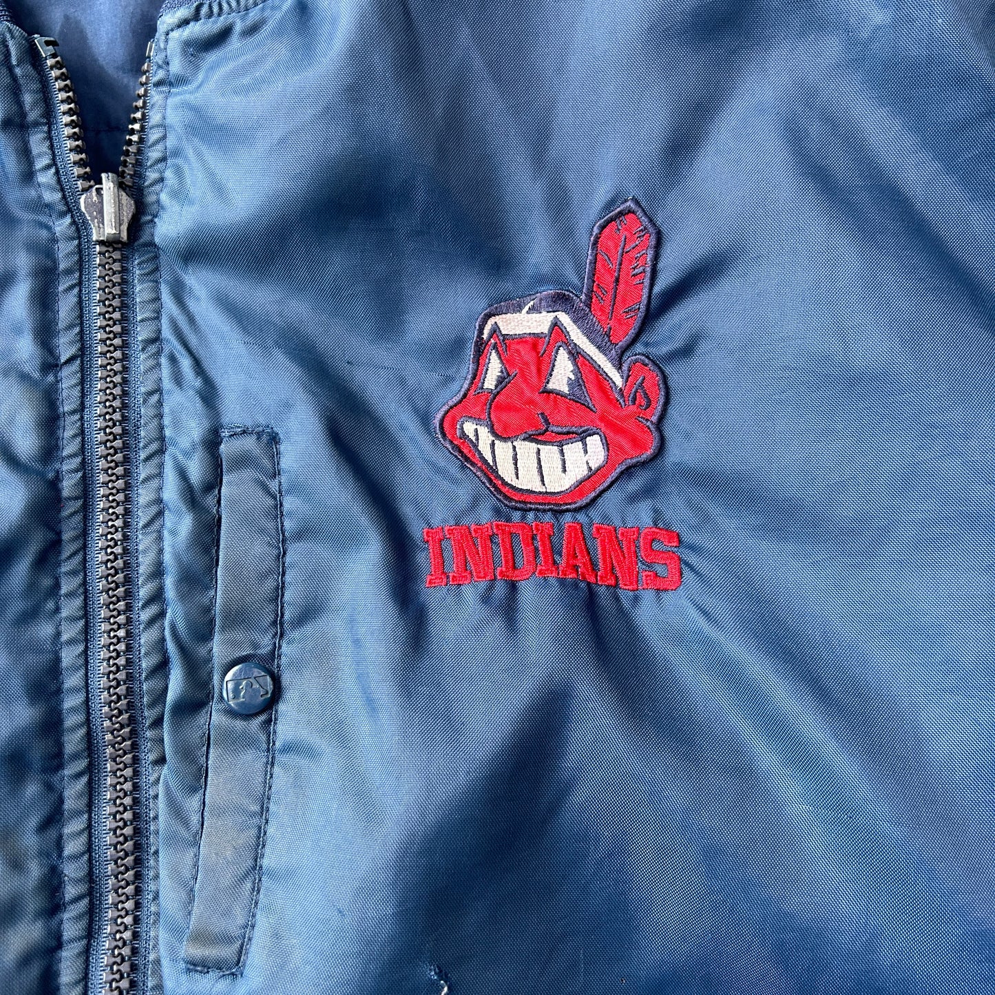 Vintage Reversible Cleveland Indians Jacket