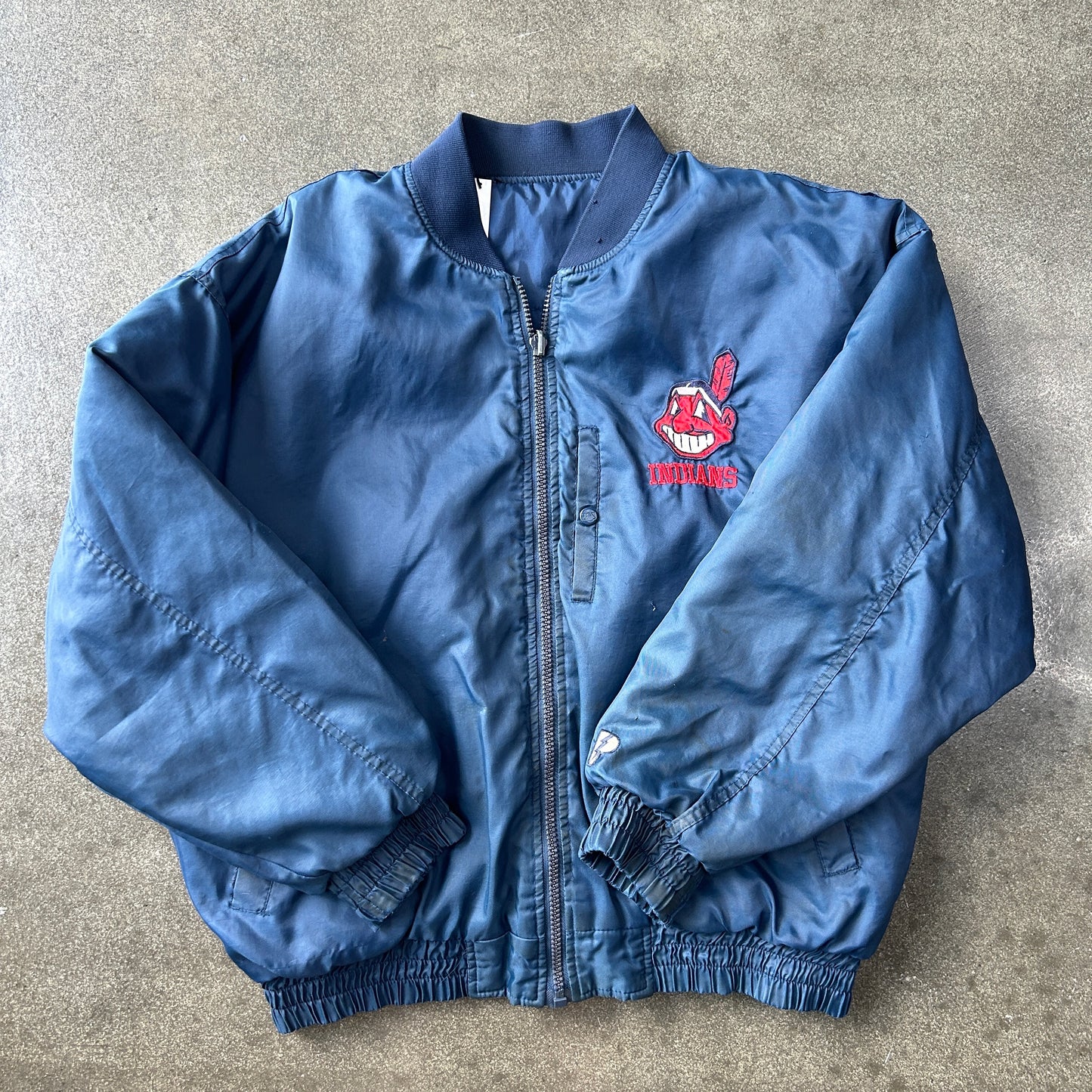 Vintage Reversible Cleveland Indians Jacket