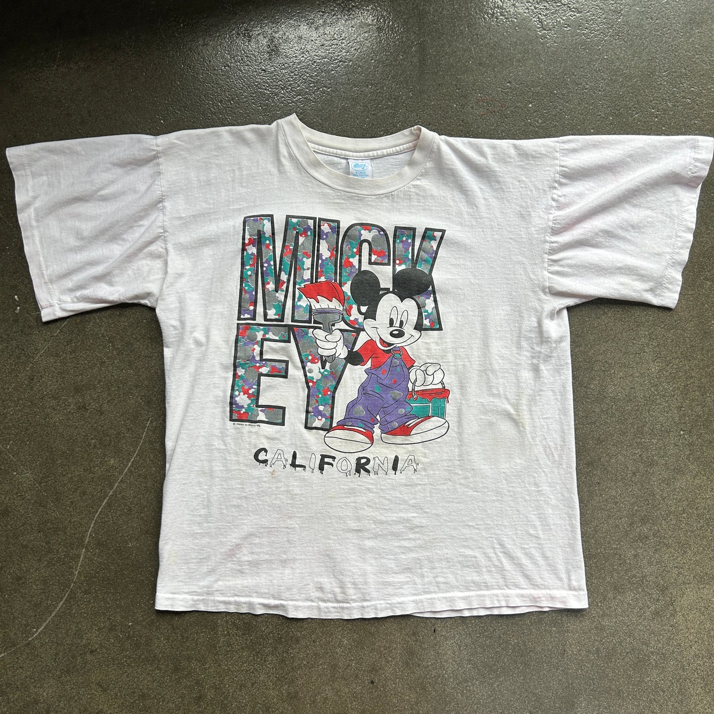 Vintage 90s Mickey Mouse California Tee