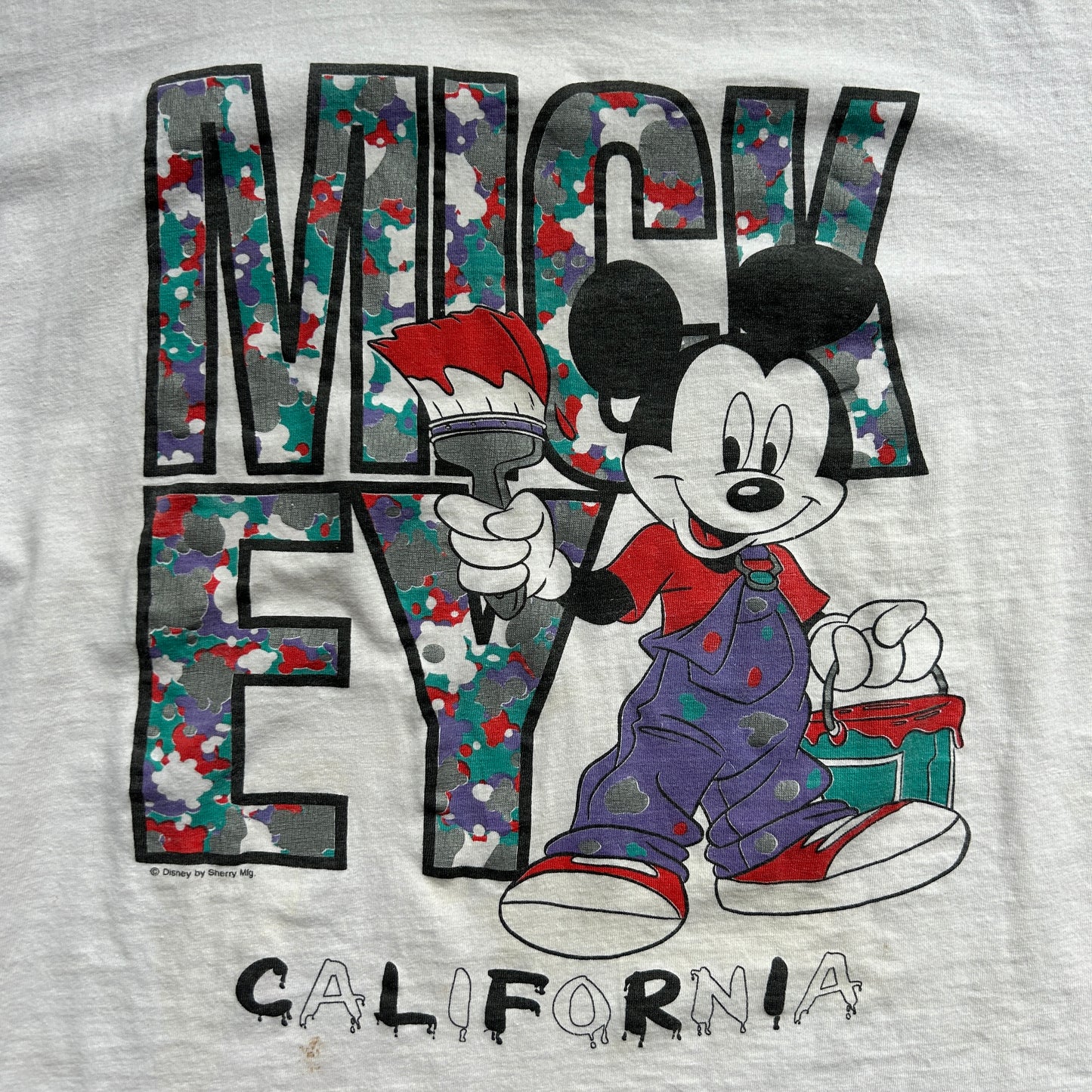 Vintage 90s Mickey Mouse California Tee