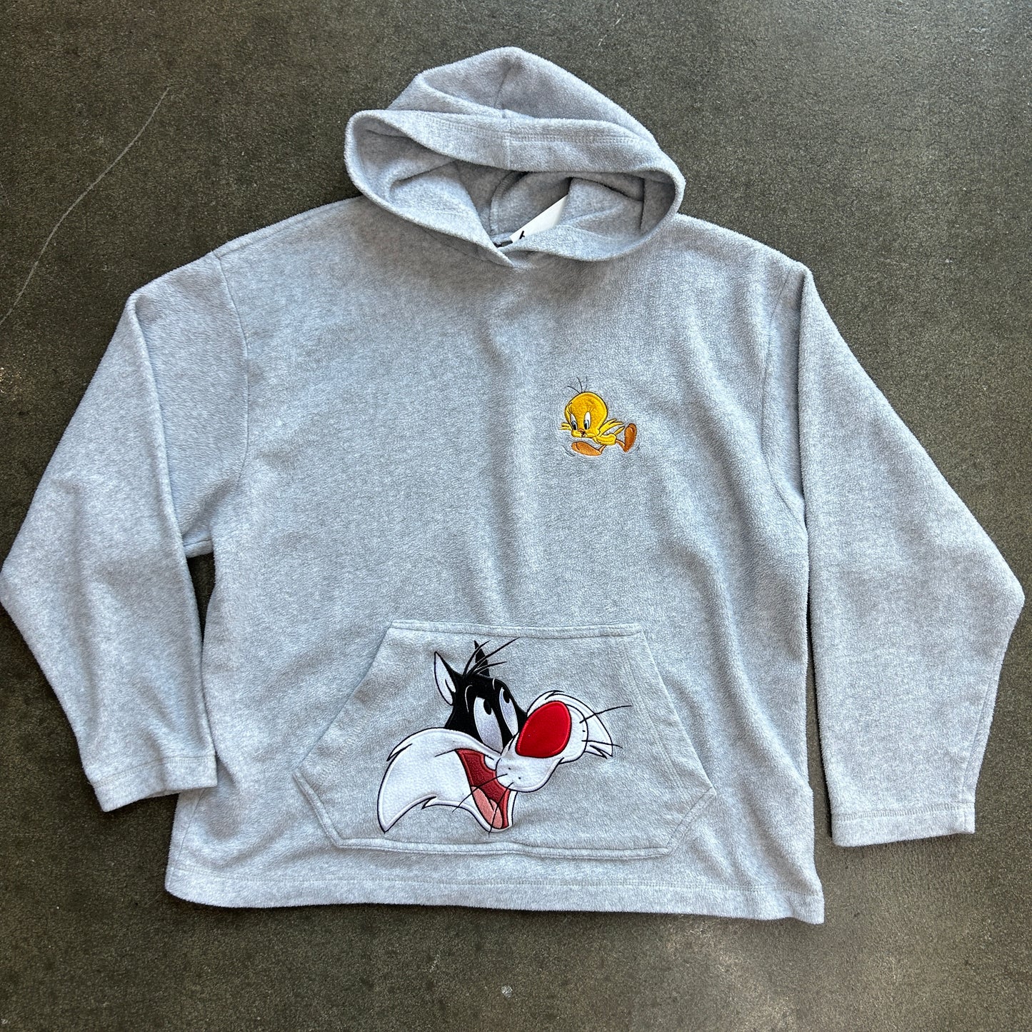 Vintgage 1998 Looney Tunes Terrycloth Hoodie