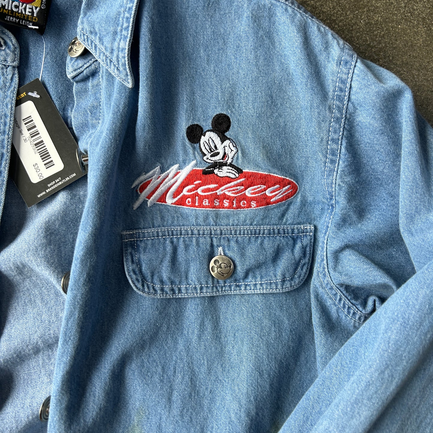 Vintage Mickey Button Up