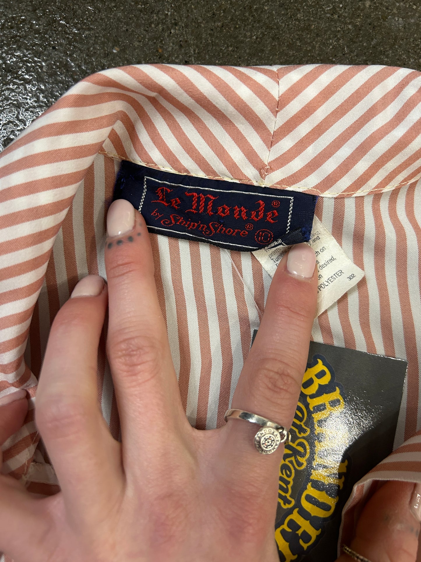 Vintage Le Monde Button Down Shirt