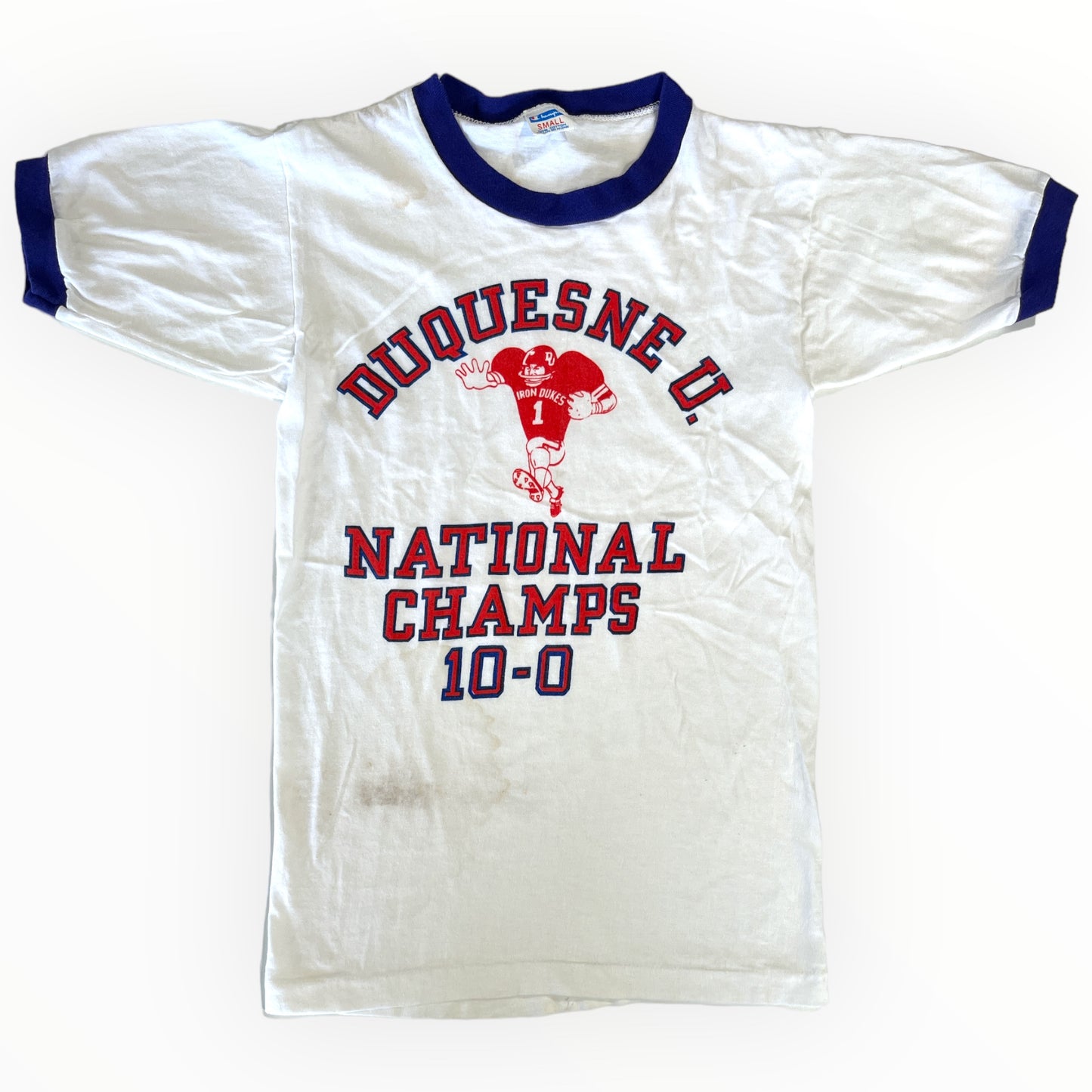 Vintage 1973 Duquesne University National Champs Tee