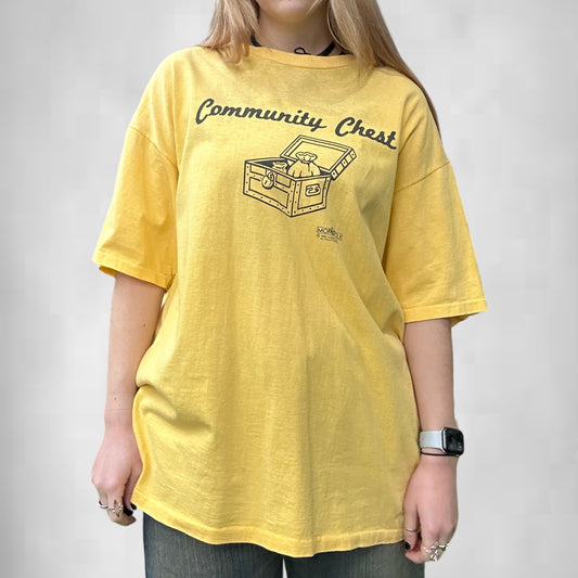 Vintage 1996 Monopoly Community Chest Tee