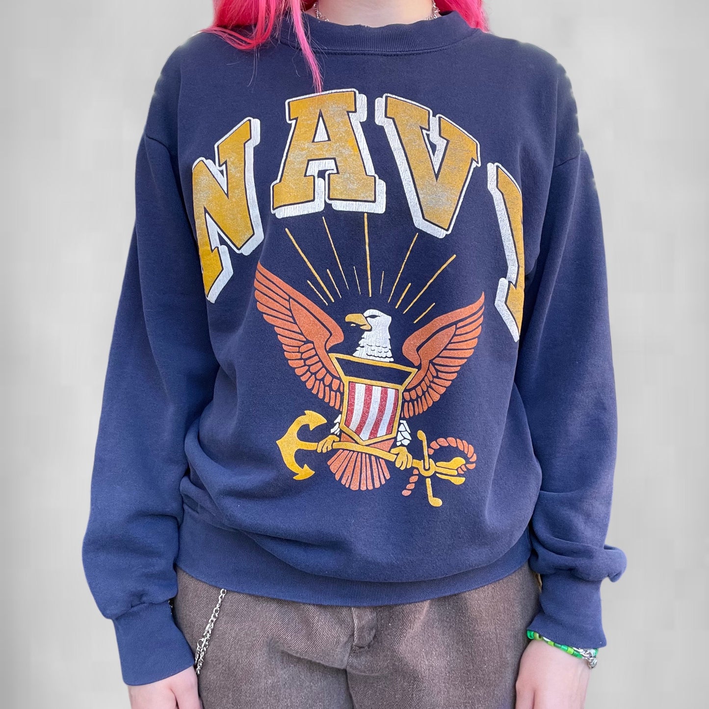 Vintage Navy Sweatshirt