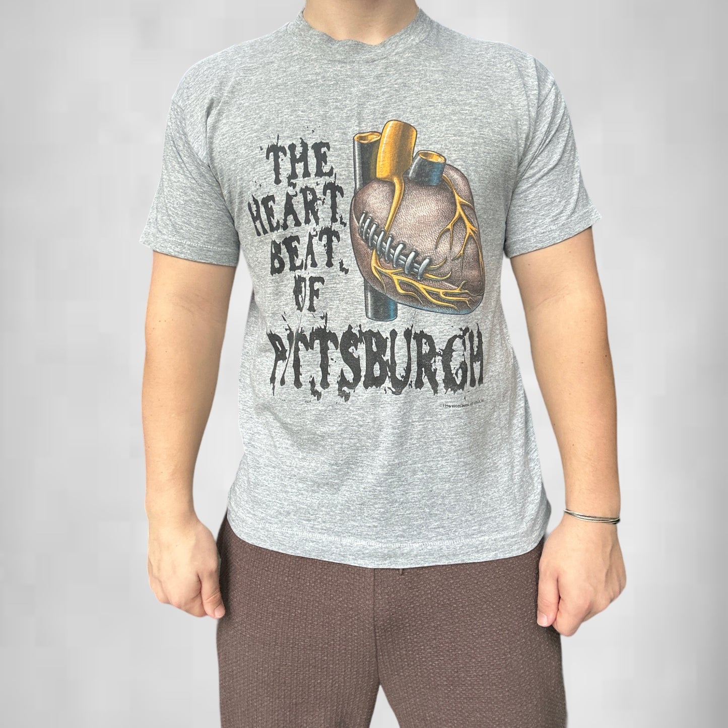 Vintage 1996 The Heartbeat of Pittsburgh Tshirt