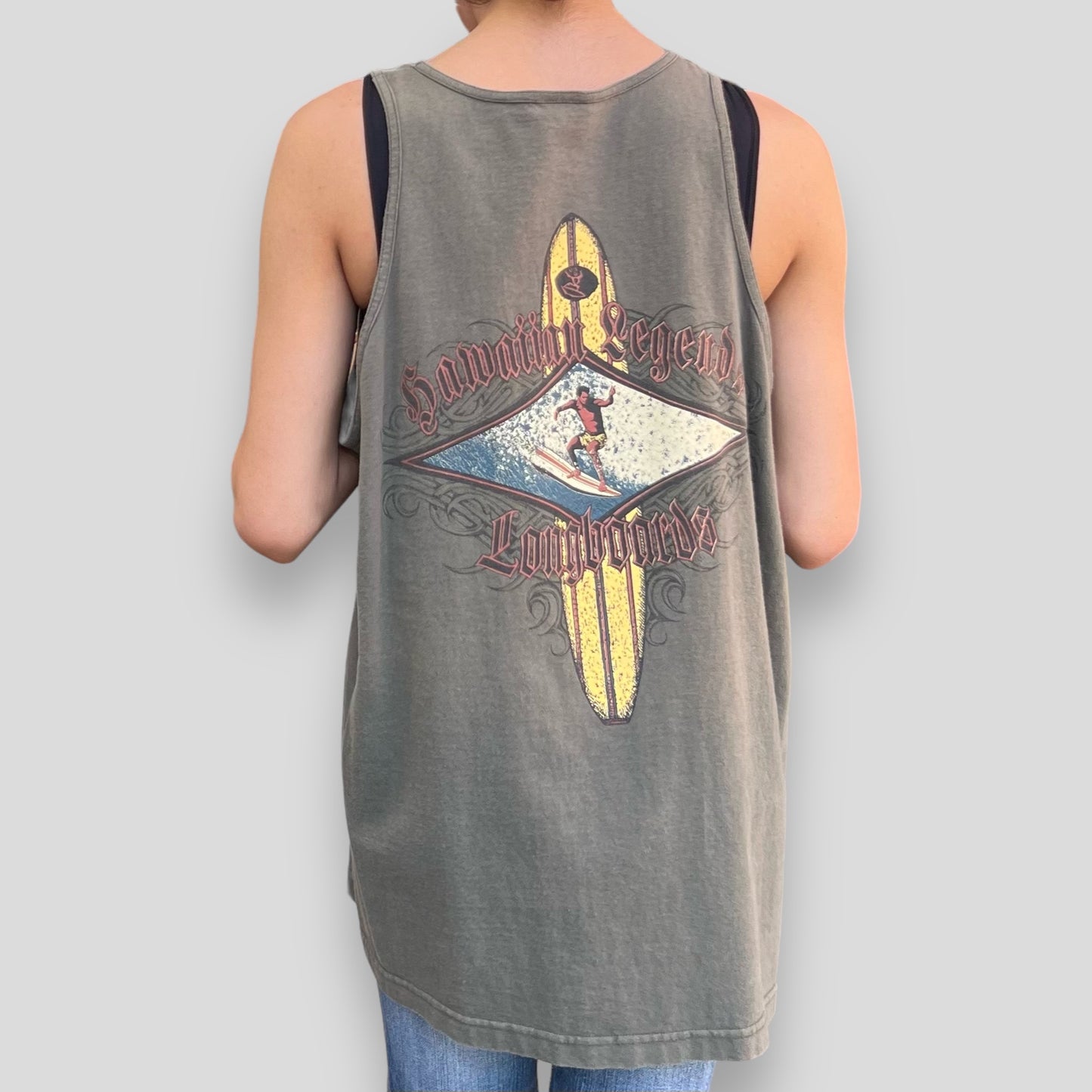 Vintage Samaiian Legends Longboards Tank Top