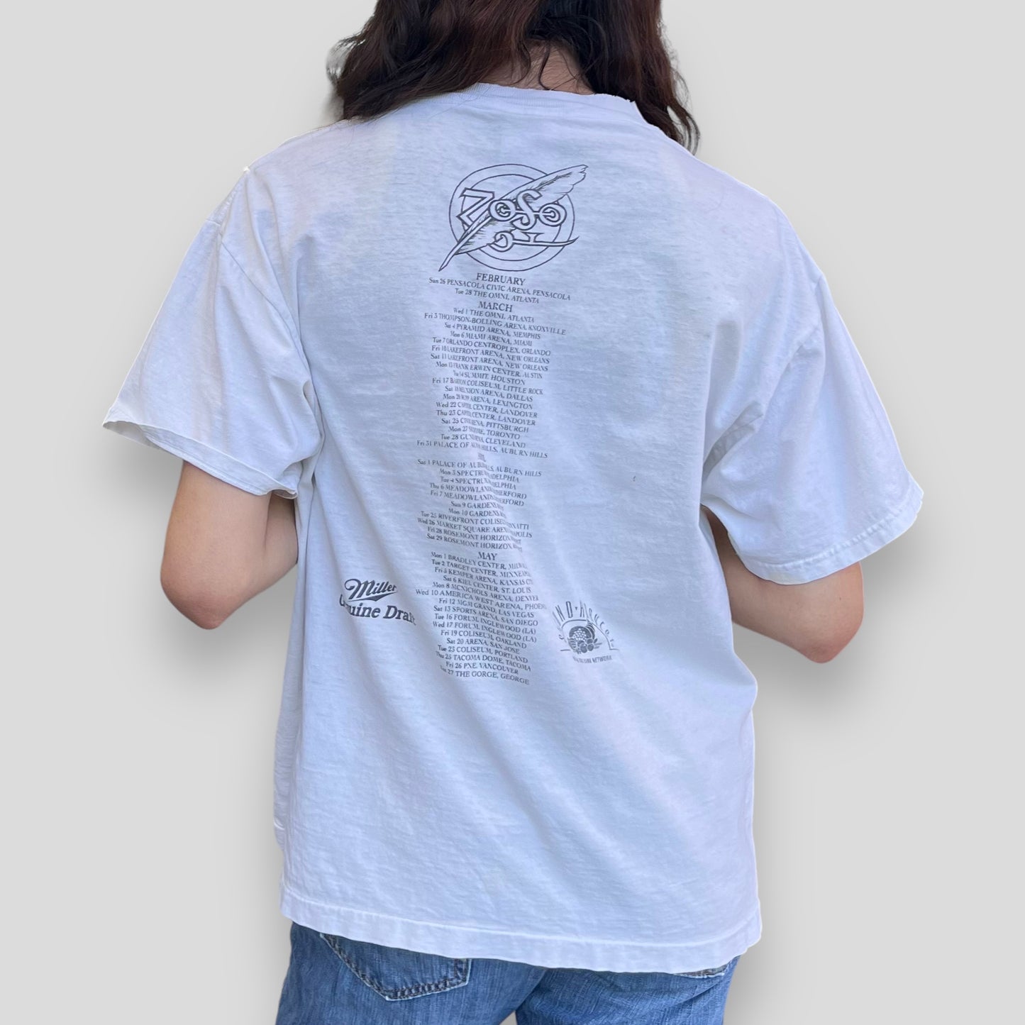 Vintage 1995 Jimmy Page and Robert Plant Tour Tee