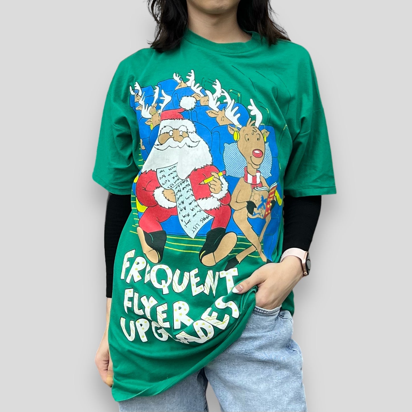 Vintage Christmas Frequent Flyer Tee
