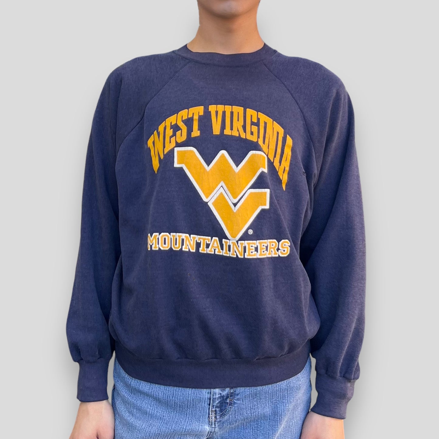 Vintage West Virginia Mountainers Crewneck