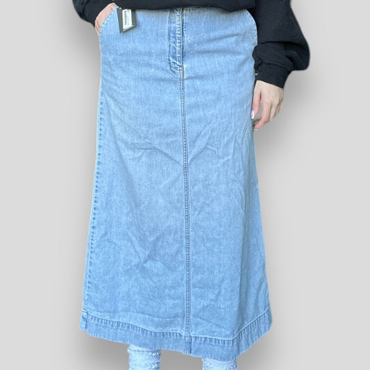 Eddie Bauer Long Denim Skirt