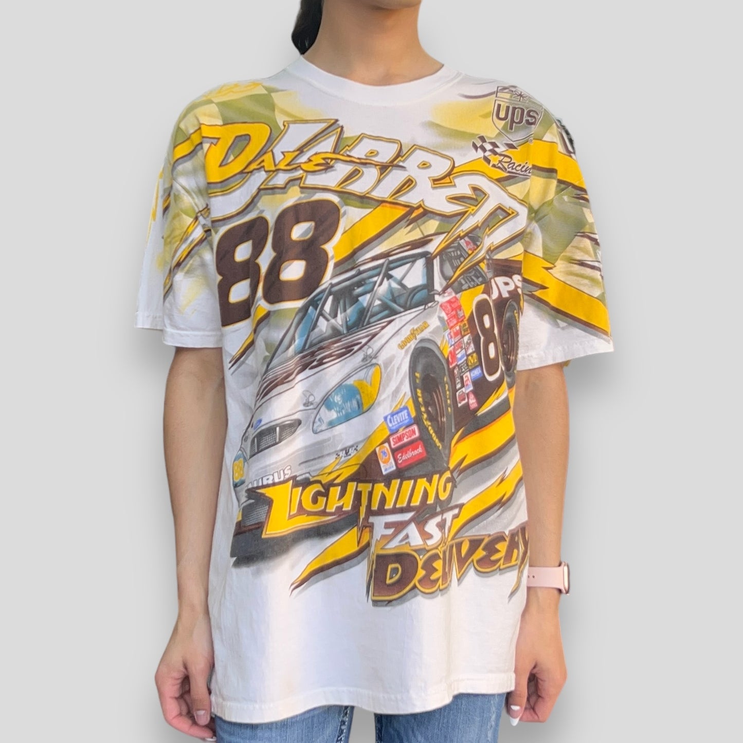 Vintage Dale Jarrett UPS Nascar Tee