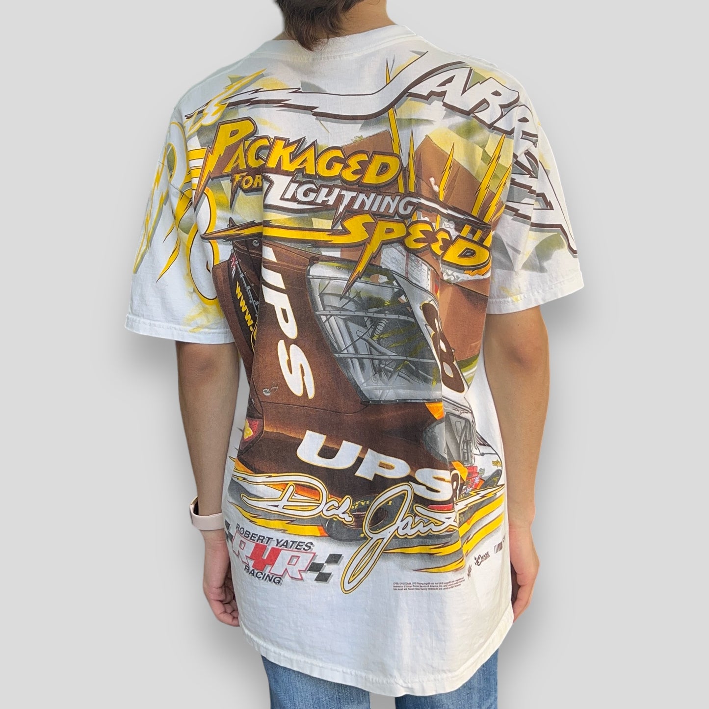 Vintage Dale Jarrett UPS Nascar Tee