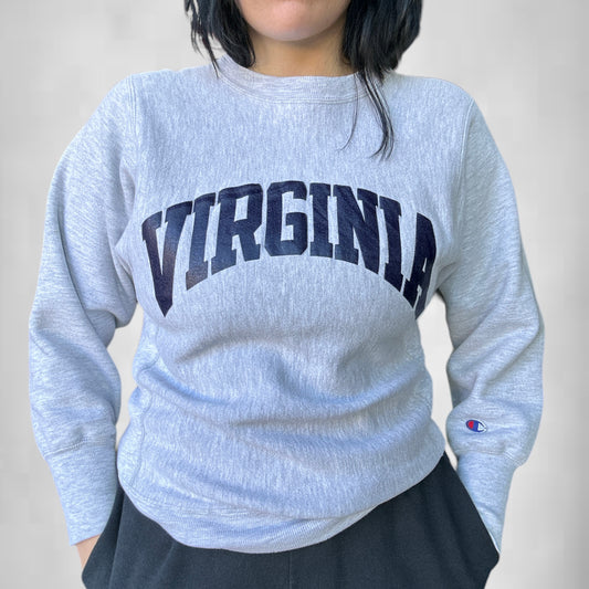 Virginia Champion Reverse Weave Crewneck