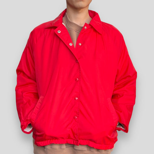 Vintage Red Bomber Jacket