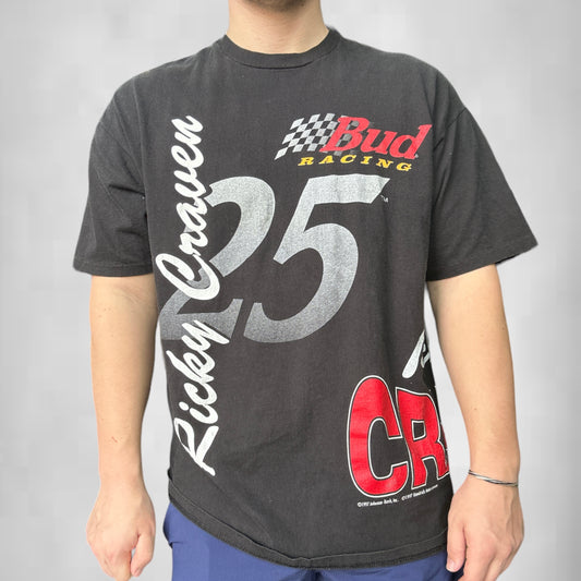 Vintage 1997 Ricky Craven Bud Racing Tee