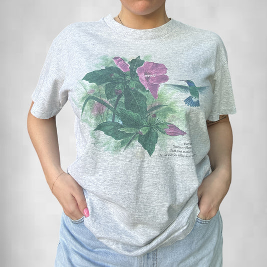 Vintage Floral Quote Tee