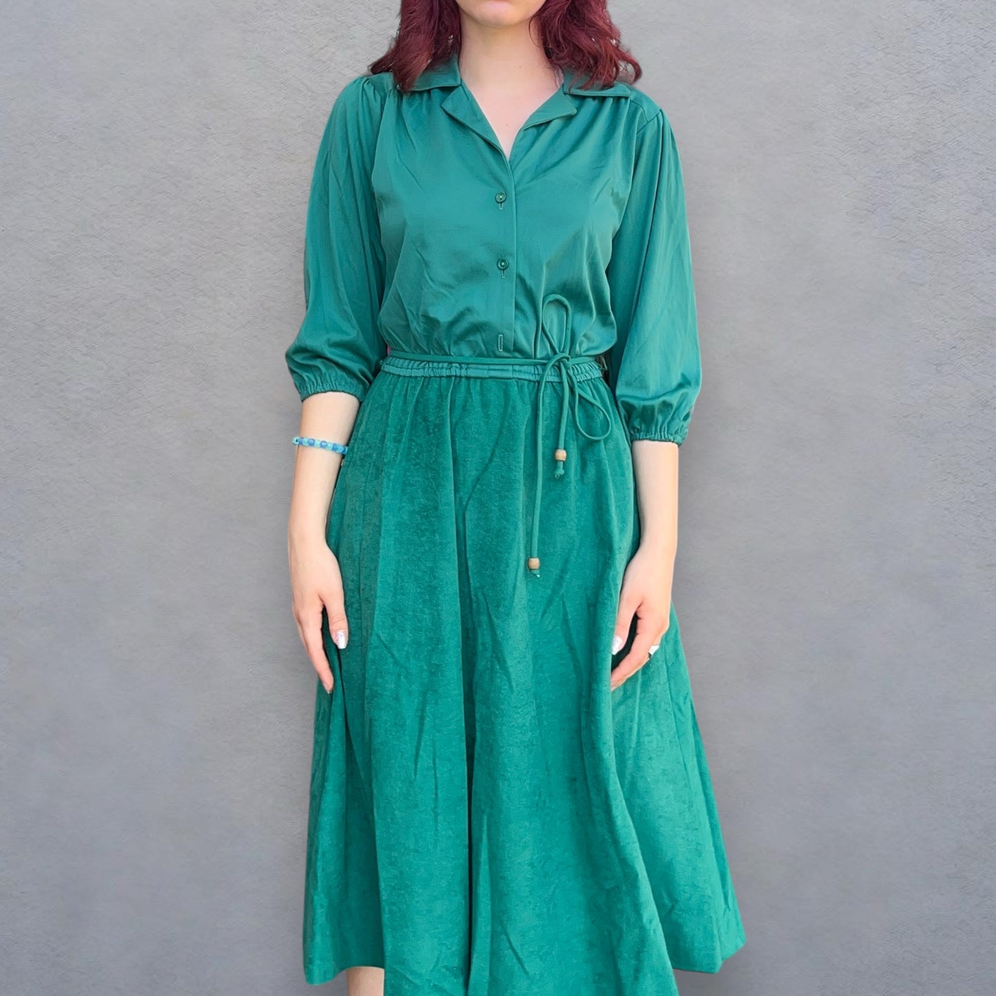 Vintage Ms Sugar Green Dress