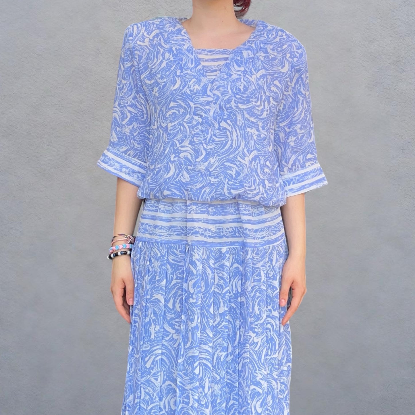 Vintage Blue Perceptions Dress