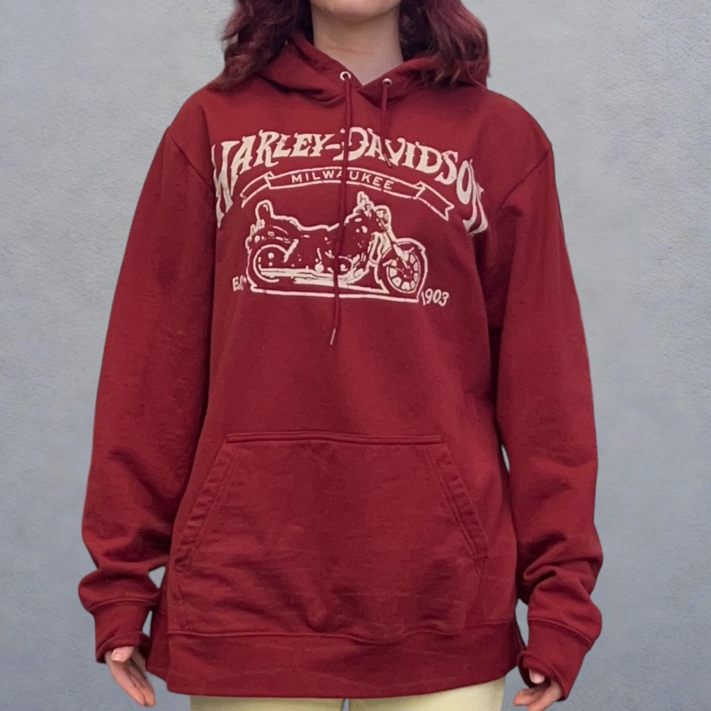 Vintage Harley Davidson Milwaukee Hoodie