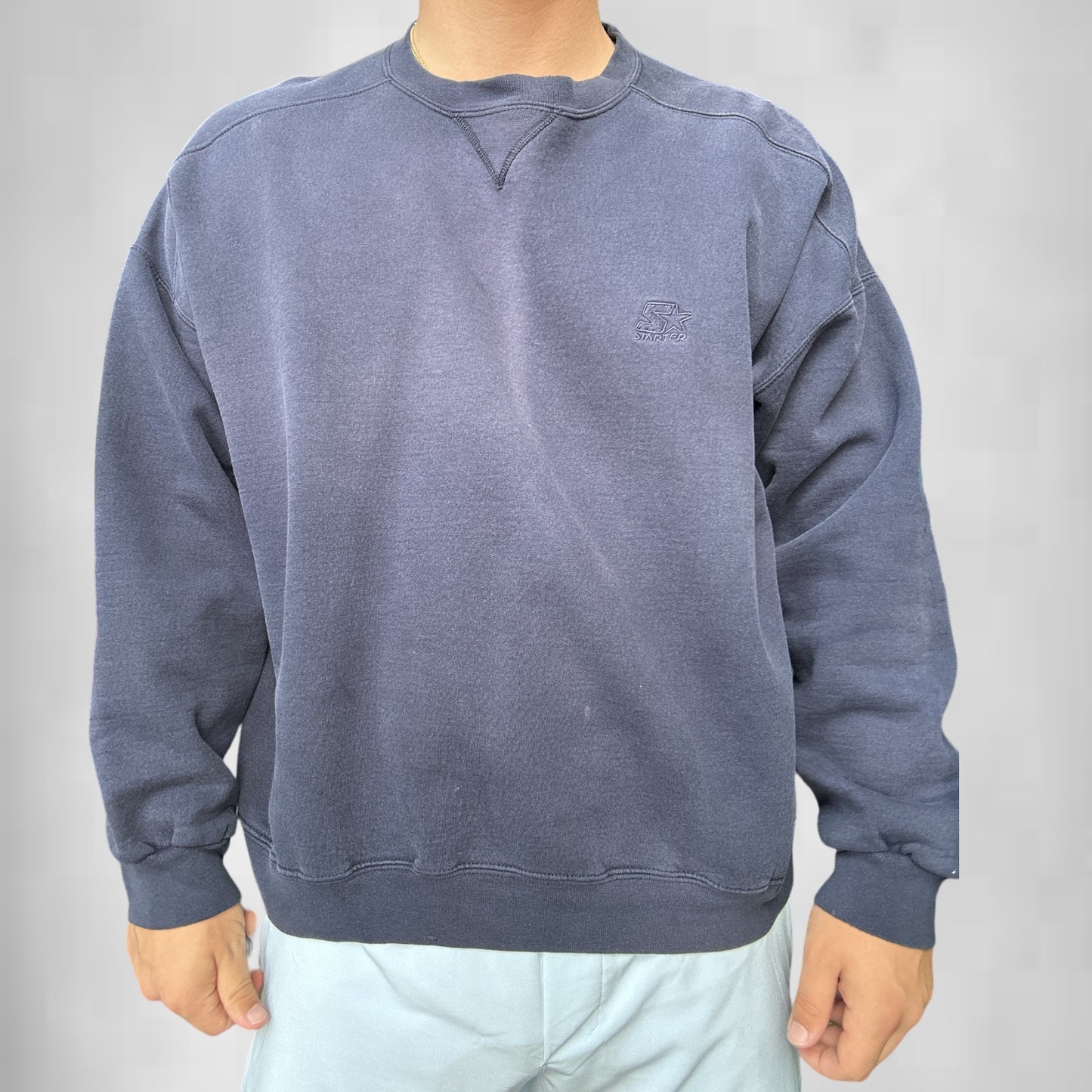 Vintage Navy Starter Crewneck