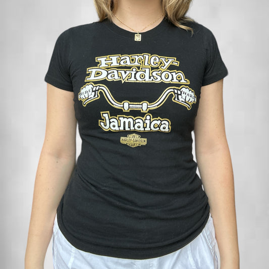 Vintage Jamaica Harley Davidson Tee