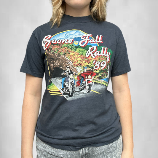 Vintage 1989 Boone Fall Rally Harley Tee