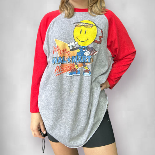 Vintage Walmart Raglan Tee