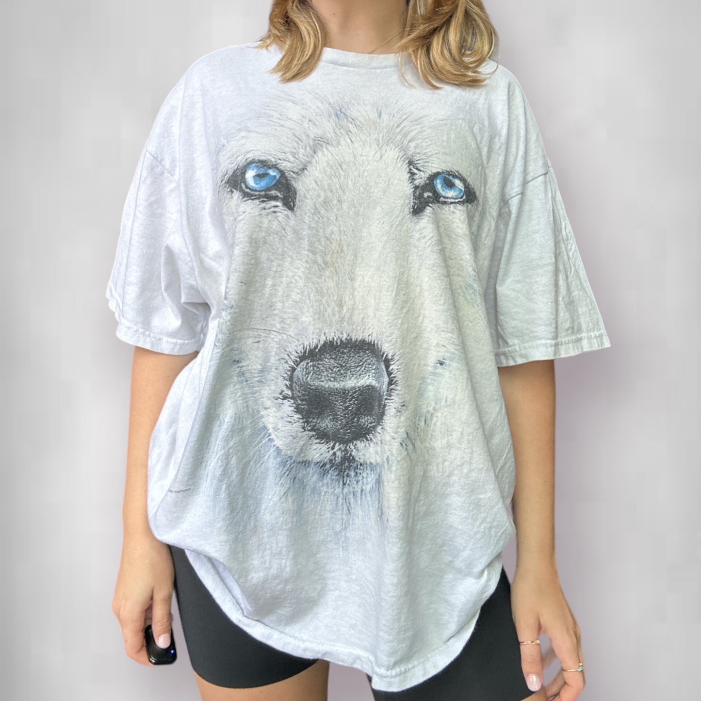 Vintage Wolf Print Tee