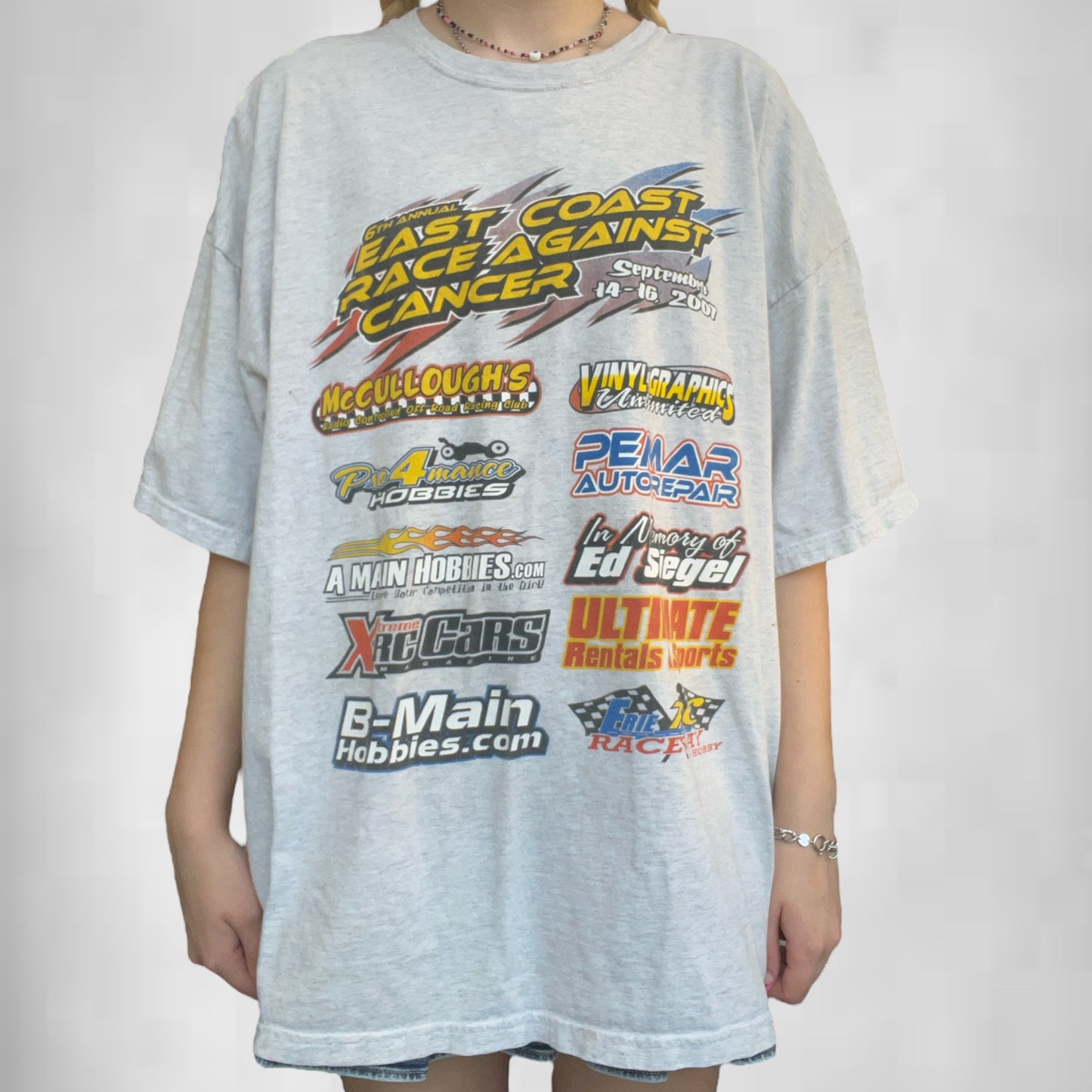 Nascar East Coast Race Against Cancer 2007 Tee