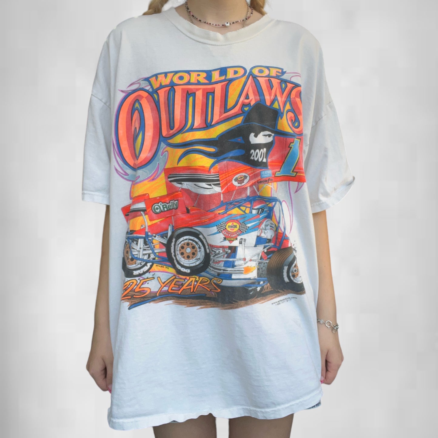 Vintage 2002 World of Outlaws Tee