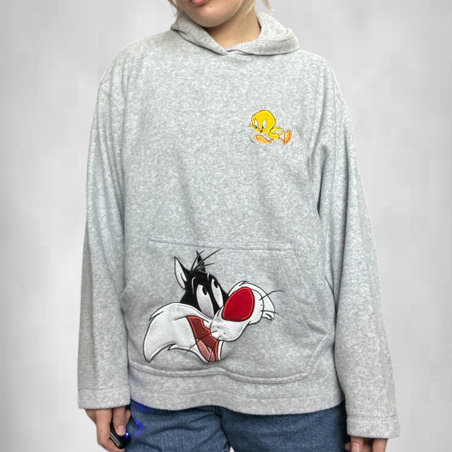 Vintgage 1998 Looney Tunes Terrycloth Hoodie