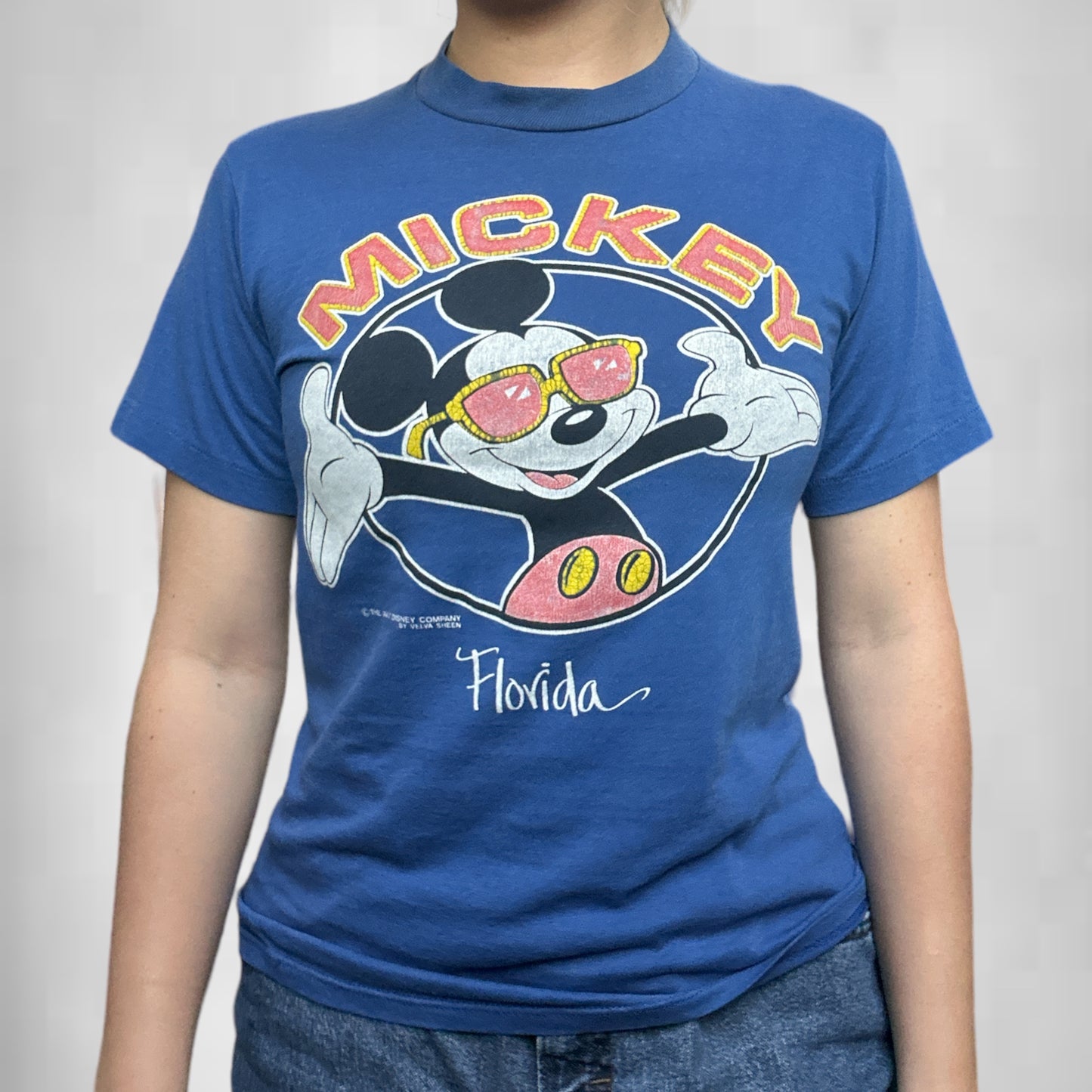 Vintage Mickey in Florida Baby Tee