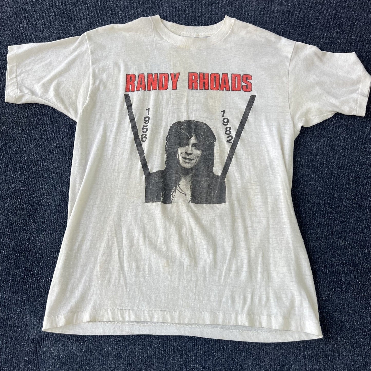 Vintage 80s Randy Rhoads Memorial Tee