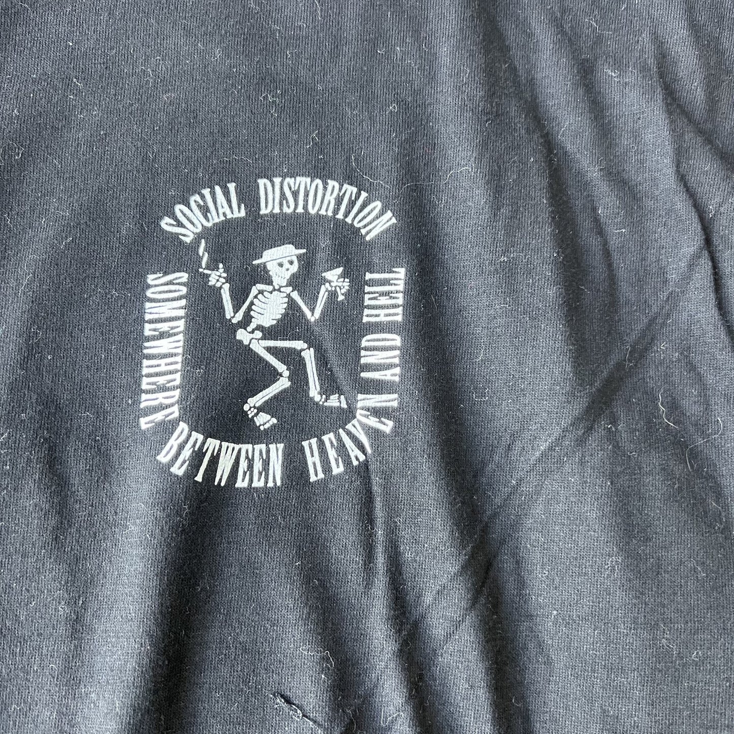 Vintage Social Distortion Somewhere Between Heaven Hell Band Tee