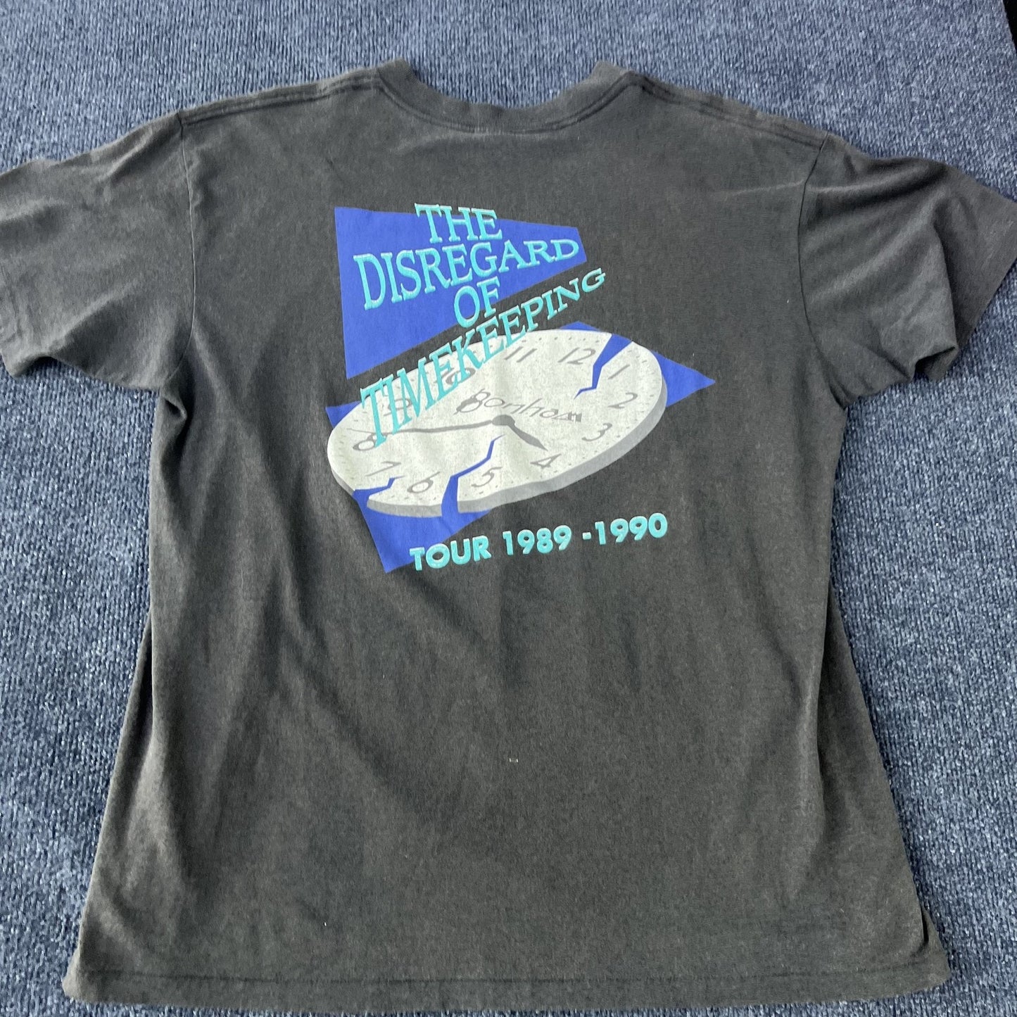 Vintage 90s Bonham Disregard of Timekeeping Tour Tee