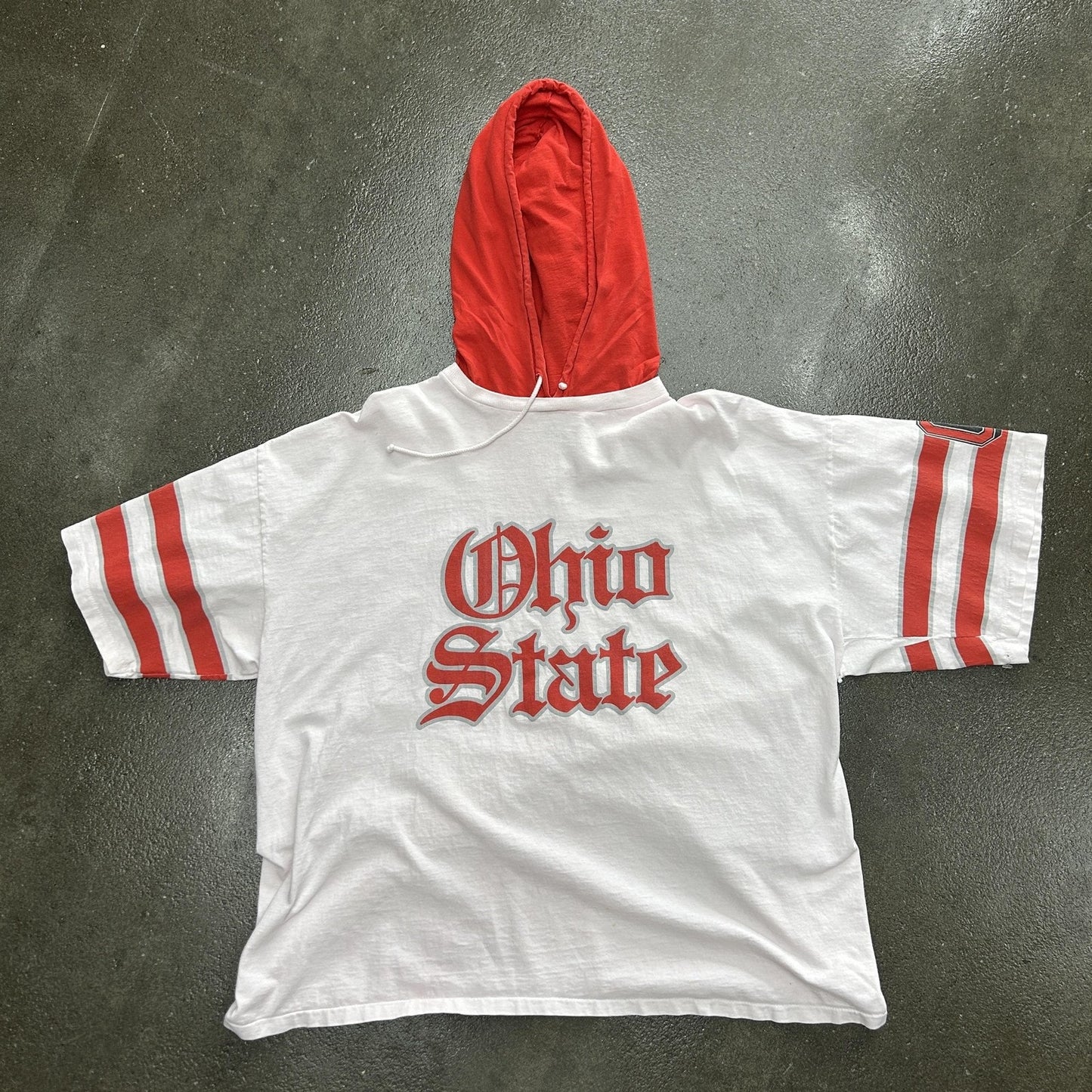 Vintage Ohio State Buckeyes Hooded Shirt