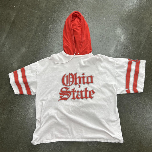 Vintage Ohio State Buckeyes Hooded Shirt