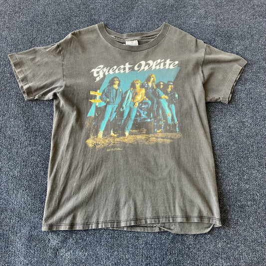 Vintage 80s Great White Band Tee