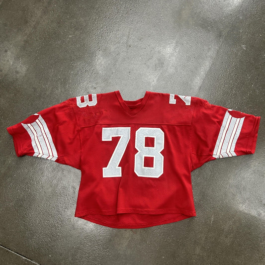 Vintage 90s Red Devils 78 Football Practice Jersey