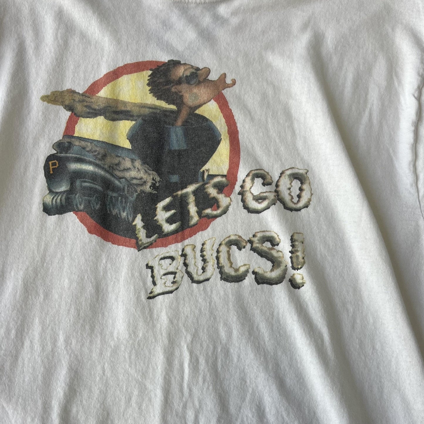 Vintage Pittsburgh Pirates Lets Go Bucs Tee