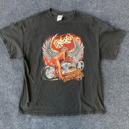 Y2K Soft Tail Motorcycle Tee