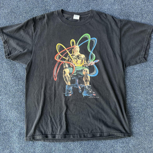Vintage Y2K Tattoo The Earth Tour Tee