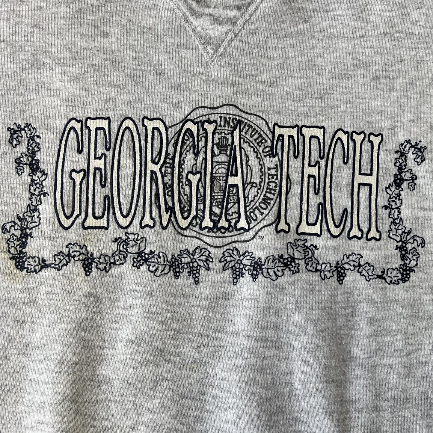 Vintage 90s Georgia Tech Russell Athletic Crewneck