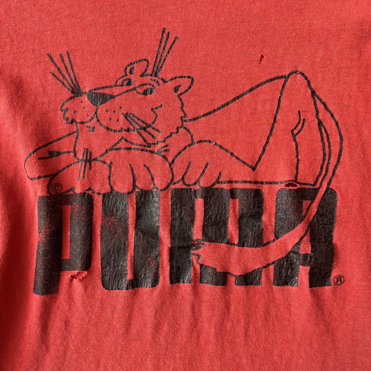 Vintage 80s Pink Panther Puma Tee